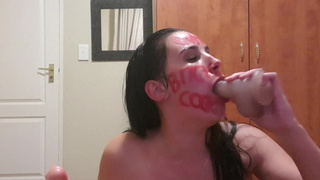 kinky-bitch69 Young Girl self Punishment ¦ Pissing in glass ¦ Gagging on dildo ¦ Slapping ¦ Dirty Talk 1080p