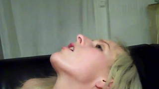 MDH Blonde pees in glass while being assfucked, then drinks it