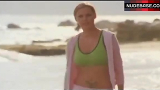 Katherine Heigl in Green Sports Bra – Wuthering Heights