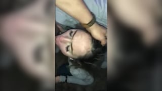 Broke Teen Has To Suck Cock Because She Can't Pay For Drugs.