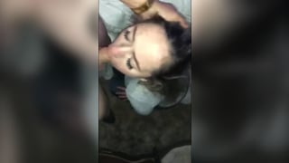 Broke Teen Has To Suck Cock Because She Can't Pay For Drugs.