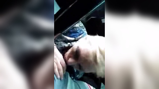 Hot Sexy Mature Hooker Toothless Quick Blowjob In Car
