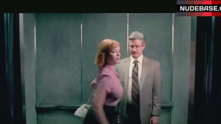 Christina Hendricks Hot Scene in Elevator – The Family Tree