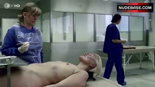 Regina Lund Nude on Operating Table – The Inspector And The Sea