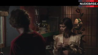 Maggie Gyllenhaal Flashes Lingerie – Frank