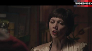 Maggie Gyllenhaal Flashes Lingerie – Frank