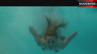 Evan Rachel Wood Diving in Red Bikini – The Life Before Her Eyes
