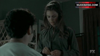 Keri Russell in White Bra – The Americans