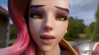3D Animation POV Sex Scene oral sex in mainstream cinema