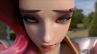 3D Animation POV Sex Scene oral sex in mainstream cinema