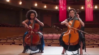 Ebony musician Logan Browning nude comes to make it with white colleague Allison Williams uncensored sex in mainstream cinema