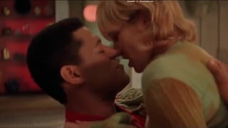 Bad Company hot sex scene of Ellen Barkin nude being scored by the black boyfriend
