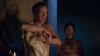 Lucy Lawless & Lesley-Ann Brandt Spartacus S1E2